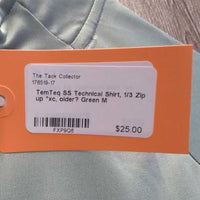 SS Technical Shirt, 1/3 Zip up *xc, older?
