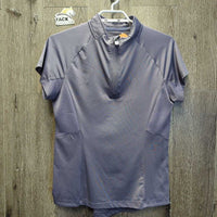 SS Technical Shirt, 1/3 Zip up *xc, mnr snags & runs, older?
