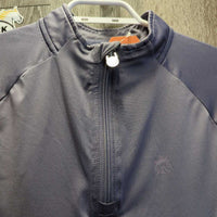 SS Technical Shirt, 1/3 Zip up *xc, mnr snags & runs, older?
