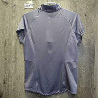 SS Technical Shirt, 1/3 Zip up *xc, mnr snags & runs, older?
