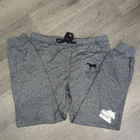 Hvy Sweatpants, Drawstring Waist *vgc, clean, mnr edge rubs & pills
