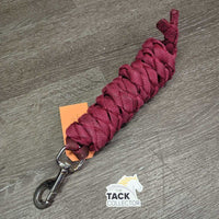 Braided Nylon Web Lead Rope *gc, clean, faded, stains, rubs, frays
