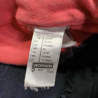 JUNIORS Hvy Cotton Breeches *gc, faded, popped seat elastics
