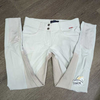 Full Seat Breeches *gc,dingy, discolored?stained seat & legs, seam puckers, rubs & pills
