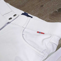 Full Seat Breeches *gc,dingy, discolored?stained seat & legs, seam puckers, rubs & pills
