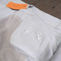 Full Seat Breeches *gc,dingy, discolored?stained seat & legs, seam puckers, rubs & pills
