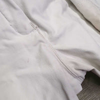 Euro Seat Breeches *gc, dingy, rubs, pills, seam puckers, v.discolored seat & legs
