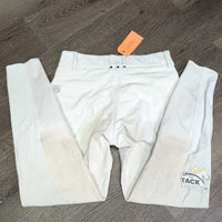 Euro Seat Breeches *gc, dingy, rubs, pills, seam puckers, v.discolored seat & legs
