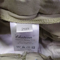 Euro Seat Breeches *gc, puckers, rubs, mnr curled waist, seat & legs: discolored, stains, rubs & pills
