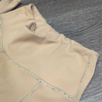 Full Seat Sticky Riding Tight Breeches, Pull On *gc/fair, v.rubbed, frayed & pilly seams, cracking logo, rubs, pills, dingy, discolored seat & legs
