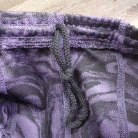 JUNIORS Riding Tight Breeches, Pull On, Drawstring Waist *gc/fair, puckers, knees: sm holes,unstitched & puckered, older
