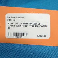 LS Shirt, 1/4 Zip Up "Jump With Hope" *vgc
