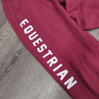 Hvy Sweatpants, Drawstring Waist *gc, mnr faded, rubs & loose threads, pulled & unstitched leg seams
