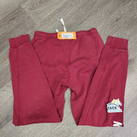 Hvy Sweatpants, Drawstring Waist *gc, mnr faded, rubs & loose threads, pulled & unstitched leg seams
