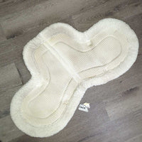 Waffle Fitted Fleece Hunter Saddle Pad *gc/fair, stains, pills, clumpy, mnr hair, dirt, dingy
