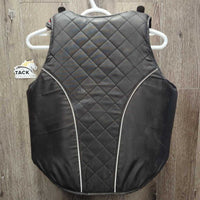 JUNIORS Hard Cell Safety Vest, velcro *gc, mnr loose threads, dirty, dusty, hair & rubs *04/2021

