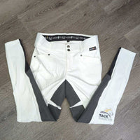 Full Seat Breeches *vgc/xc, mnr stains, seam puckers & faded seat & legs, older?
