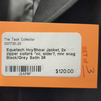 HvyShow Jacket, 2x zipper collars *xc, older?, mnr snag
