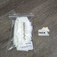 Satin Stock Tie, Velcro Collar, velcro changeable Bling Peice *like new
