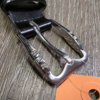Braided Elastic Belt, bling buckle *vgc
