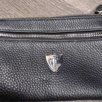 Classic Rider Leather Purse - Wristlet, 2x Zippers *xc/like new, clean, NO wrist strap
