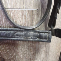 Rsd/Padded Monocrown Bridle, Buckles *gc, NO Flash, rubs, scrapes, xholes, hairy seams
