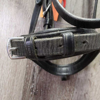 Rsd/Padded Monocrown Bridle, Buckles *gc, NO Flash, rubs, scrapes, xholes, hairy seams
