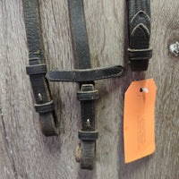 Rsd/Padded Monocrown Bridle, Flash, Bling, Cotton Web Reins, Buckles *vgc/gc, clean & dirt, creases, faded, scrapes

