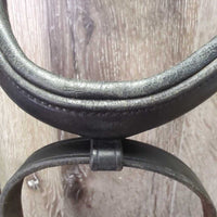 Rsd/Padded Monocrown Bridle, Flash, Bling, Cotton Web Reins, Buckles *vgc/gc, clean & dirt, creases, faded, scrapes
