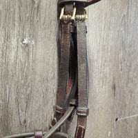 FS Monocrown Bridle, Mondega Rubber Reins *vgc/gc, mnr dirt, NO Flash, rubs, creases, scuffs & edge scrapes
