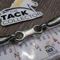 "MB 10" Thin Curved French Link Loose Ring Bit, v.small flat center bar *vgc/xc, clean, mnr rubs, scuffs, stains & residue
