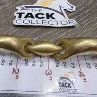 Thin Curved French Link Loose Ring Bit, center Lozenge *vgc/gc, clean, scratches, stains, chews, rubs
