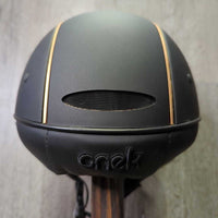 Wide Brim Helmet, drawstring bag *like new/xc, 0 tags, 0 box, 0 evidence of wear, strong flex, warped/bent brim
