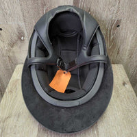 Wide Brim Helmet, drawstring bag *like new/xc, 0 tags, 0 box, 0 evidence of wear, strong flex, warped/bent brim
