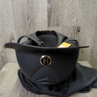 Wide Brim Helmet, drawstring bag *like new/xc, 0 tags, 0 box, 0 evidence of wear, strong flex, warped/bent brim
