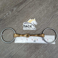 Thin Slow Twist Single Loose RIng Bit *gc, clean, stains, scuffs, scratches, chews

