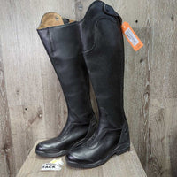 Dress Boots, zips *vgc/xc, shortened inside tops, mnr dirt, scuffs, dent & stain?paint, Sticky Zip:L
