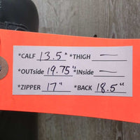 Pr Field Boots, 2 Black Forms *xc/like new, v.mnr bubbled logos, scratches, dirt & hair
