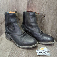 Paddock Boots, Zips *gc, mnr inside heel rubs, dirt, scuffs & stiff zips
