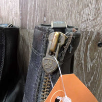Paddock Boots, Zips *gc, mnr inside heel rubs, dirt, scuffs & stiff zips
