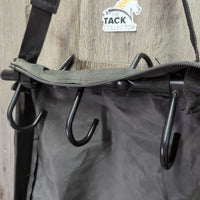 Stall Mount Hanging Cordura Bridle Bag, 3 Hook Bridle Rack, Zippers, Shoulder strap *vgc/gc, mnr dirty, stains & rubs
