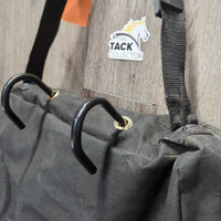 Stall Mount Hanging Cordura Bridle Bag, 3 Hook Bridle Rack, Zippers, Shoulder strap *vgc/gc, mnr dirty, stains & rubs
