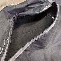 Hvy Padded Saddle Storage - Carrying Bag, Shoulder Strap *xc/vgc, clean, mnr stains?dirt, hair & glitter
