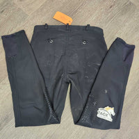 Euroseat Breeches *gc/fair, stains, dirty, snags, faded, seam puckers & rubs, threads
