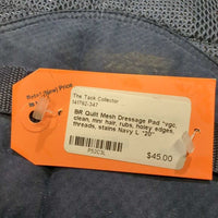 Quilt Mesh Dressage Pad *vgc, clean, mnr hair, rubs, holey edges, threads, stains
