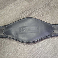 Shaped Padded Leather Short Girth, integrated els *vgc/gc, dirt, residue, mnr hair
