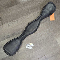 Shaped Padded Leather Short Girth, integrated els *vgc/gc, dirt, residue, mnr hair
