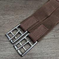 Neoprene Girth, detach liner, 2x els, d ring *gc, clean, dents, puckered els, residue, stains, mnr hair
