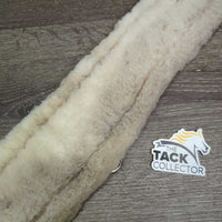 Nylon & Fleece Girth, 2x els, d ring *gc, smell, bent edge, stained, mnr dirt, hair
