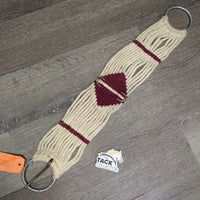 15 Strand Mohair? String Cinch, d rings *vgc, stains, mnr dirt, hair
